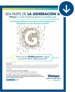 Glatopa Spanish brochure
